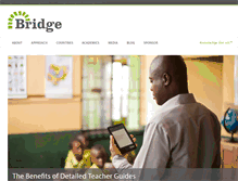 Tablet Screenshot of bridgeinternationalacademies.com